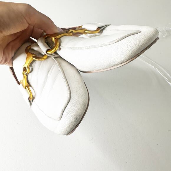 bibi lou Bibi Lou Zagreb Loafers ivory leather slip on women's EU 38 US 7.5 8 - Picture 6 of 6